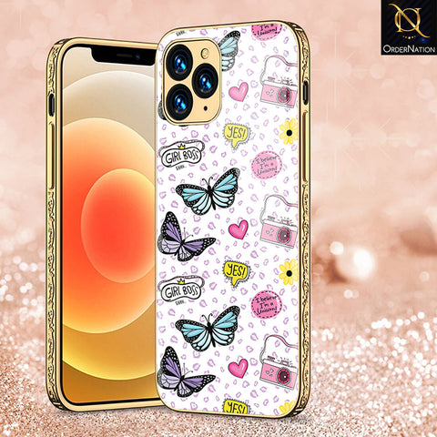 iPhone 13 Pro Cover - Vanilla Dream Series - Premium Electroplated Shutterproof Case Soft Silicon Borders Case
