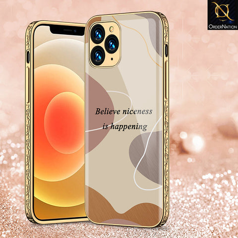 iPhone 13 Pro Cover - Happy Series - Premium Electroplated Shutterproof Case Soft Silicon Borders Case
