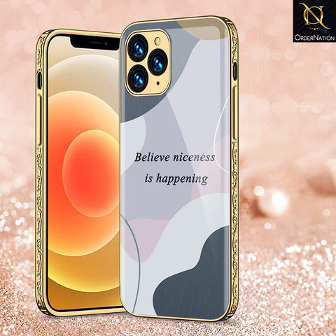 iPhone 13 Pro Cover - Happy Series - Premium Electroplated Shutterproof Case Soft Silicon Borders Case