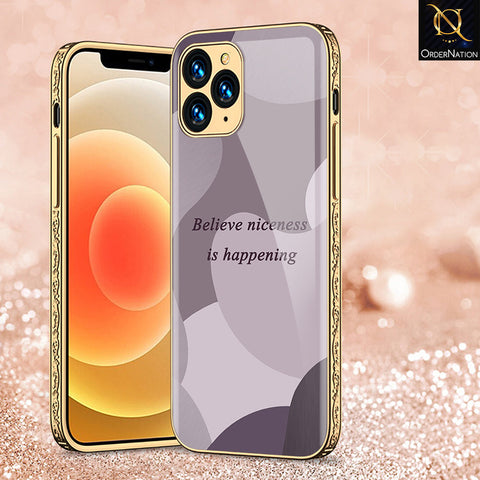 iPhone 13 Pro Max Cover - Happy Series - Premium Electroplated Shutterproof Case Soft Silicon Borders Case