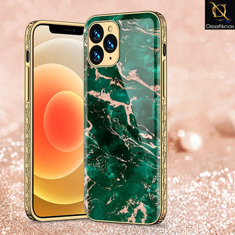 iPhone 13 Pro Cover - Colorful Marble Series - Premium Electroplated Shutterproof Case Soft Silicon Borders Case