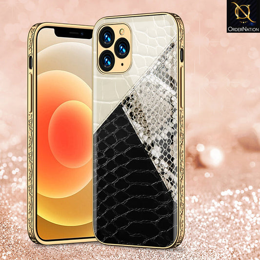 iPhone 13 Pro Max Cover - Printed Skins Series - Premium Electroplated Shutterproof Case Soft Silicon Borders Case