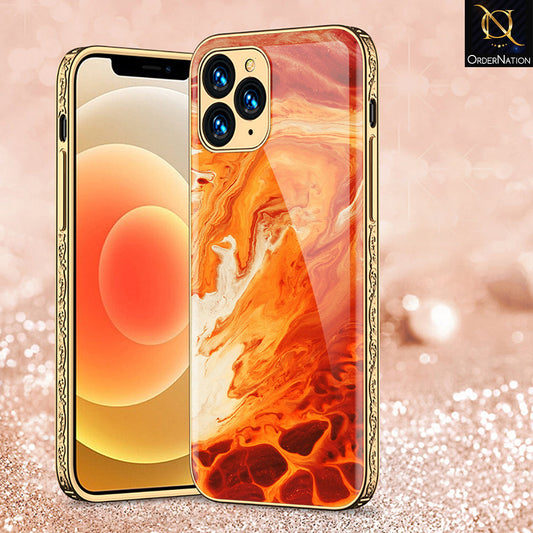 iPhone 13 Pro Max Cover - Mystic Marble Series - Premium Electroplated Shutterproof Case Soft Silicon Borders Case