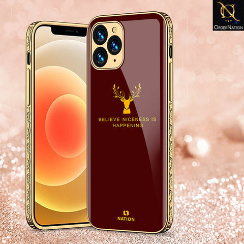 iPhone 13 Pro Max Cover - Nice Series - Premium Electroplated Shutterproof Case Soft Silicon Borders Case