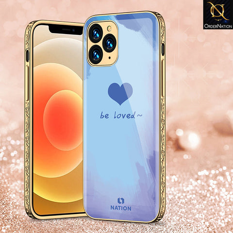 iPhone 13 Pro Max Cover - Onation Heart Series - Premium Electroplated Shutterproof Case Soft Silicon Borders Case