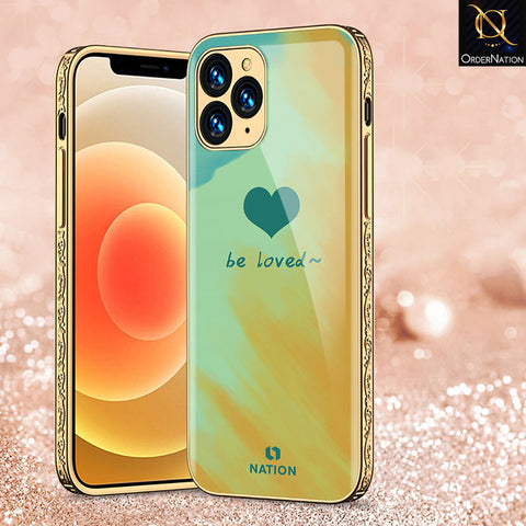 iPhone 13 Pro Max Cover - Onation Heart Series - Premium Electroplated Shutterproof Case Soft Silicon Borders Case