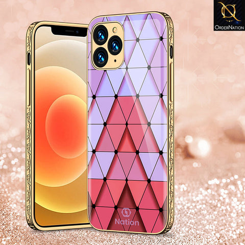 Pyramid Iphone Case iPhone 11 Pro Max Cover - Onation Pyramid Series - Premium Electroplat ...