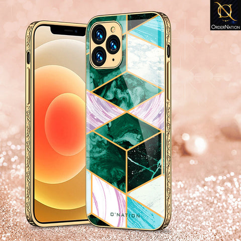 iPhone 13 Pro Cover - O'Nation Shades of Marble Series - Premium Electroplated Shutterproof Case Soft Silicon Borders Case