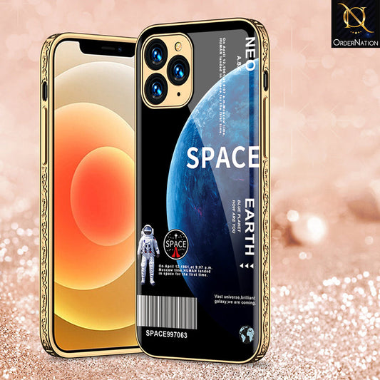 iPhone 13 Pro Max Cover - Limitless Series - Premium Electroplated Shutterproof Case Soft Silicon Borders Case