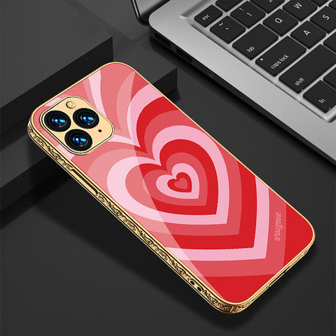 iPhone 13 Pro Max Cover - O'Nation Heartbeat Series - Premium Electroplated Shutterproof Case Soft Silicon Borders Case