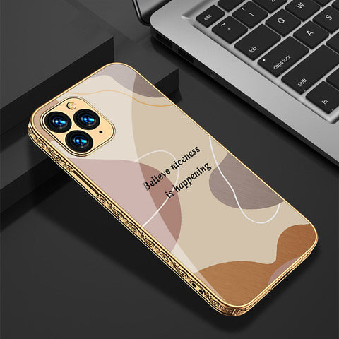 iPhone 13 Pro Cover - Happy Series - Premium Electroplated Shutterproof Case Soft Silicon Borders Case
