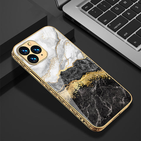 iPhone 13 Pro Cover - Colorful Marble Series - Premium Electroplated Shutterproof Case Soft Silicon Borders Case