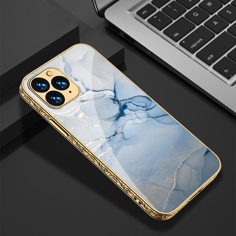 iPhone 13 Pro Max Cover - Mystic Marble Series - Premium Electroplated Shutterproof Case Soft Silicon Borders Case