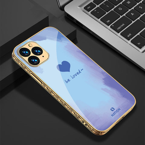 iPhone 13 Pro Max Cover - Onation Heart Series - Premium Electroplated Shutterproof Case Soft Silicon Borders Case