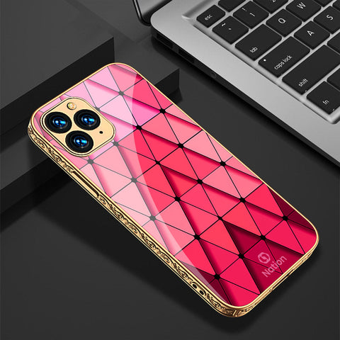 Pyramid Iphone Case iPhone 11 Pro Cover - Onation Pyramid Series - Premium Electroplated S ...