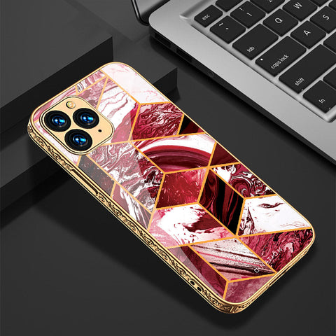 iPhone 13 Pro Cover - O'Nation Shades of Marble Series - Premium Electroplated Shutterproof Case Soft Silicon Borders Case