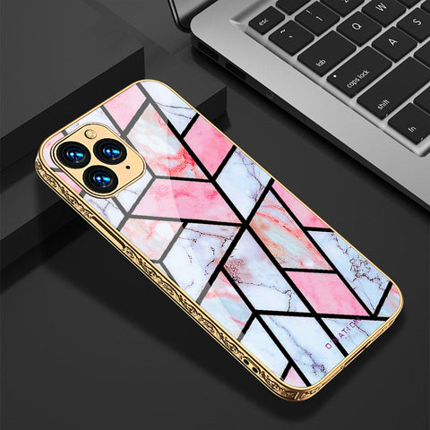 iPhone 13 Pro Cover - O'Nation Shades of Marble Series - Premium Electroplated Shutterproof Case Soft Silicon Borders Case