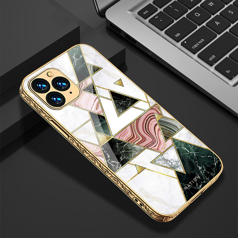 iPhone 13 Pro Cover - O'Nation Shades of Marble Series - Premium Electroplated Shutterproof Case Soft Silicon Borders Case