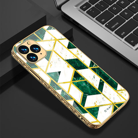iPhone 13 Pro Cover - O'Nation Shades of Marble Series - Premium Electroplated Shutterproof Case Soft Silicon Borders Case