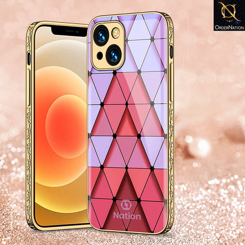 Pyramid Iphone Case iPhone 15 Cover - Onation Pyramid Series - Premium Electroplated Shutt ...