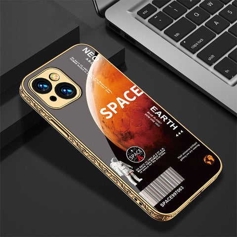 iPhone 15 Plus Cover - Limitless Series - Premium Electroplated Shutterproof Case Soft Silicon Borders Case