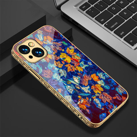 iPhone 15 Plus Cover - Floral Series 2 - Premium Electroplated Shutterproof Case Soft Silicon Borders Case