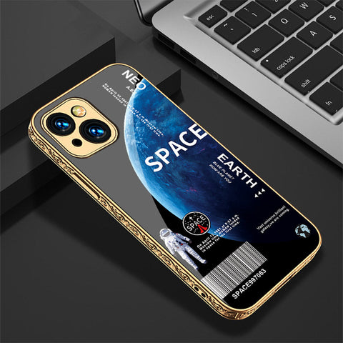 iPhone 15 Plus Cover - Limitless Series - Premium Electroplated Shutterproof Case Soft Silicon Borders Case