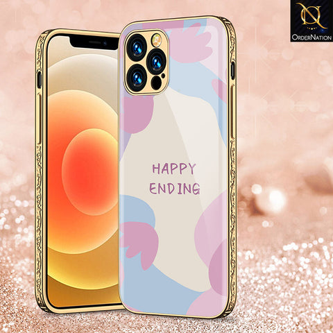 iPhone 14 Pro Max Cover - Happy Series - Premium Electroplated Shutterproof Case Soft Silicon Borders Case
