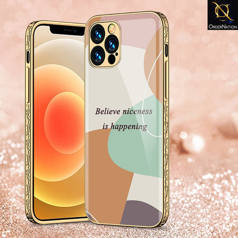 iPhone 14 Pro Max Cover - Happy Series - Premium Electroplated Shutterproof Case Soft Silicon Borders Case
