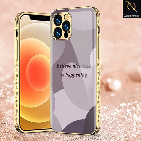 iPhone 14 Pro Max Cover - Happy Series - Premium Electroplated Shutterproof Case Soft Silicon Borders Case