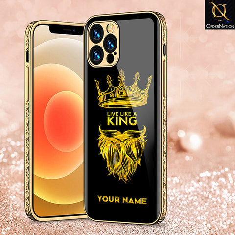 iPhone 15 Pro Max Cover - Gold Series - Premium Electroplated Shutterproof Case Soft Silicon Borders Case