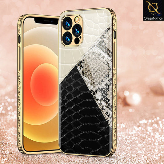 iPhone 14 Pro Max Cover - Printed Skins Series - Premium Electroplated Shutterproof Case Soft Silicon Borders Case