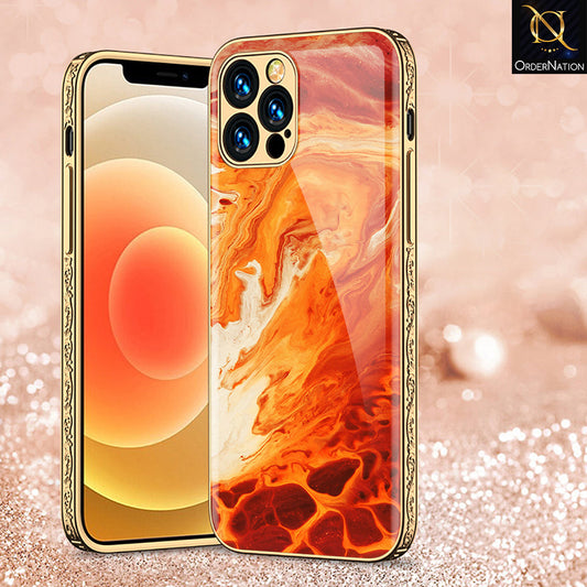 iPhone 15 Pro Cover - Mystic Marble Series - Premium Electroplated Shutterproof Case Soft Silicon Borders Case