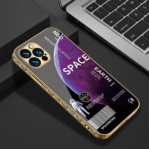 iPhone 15 Pro Cover - Limitless Series - Premium Electroplated Shutterproof Case Soft Silicon Borders Case