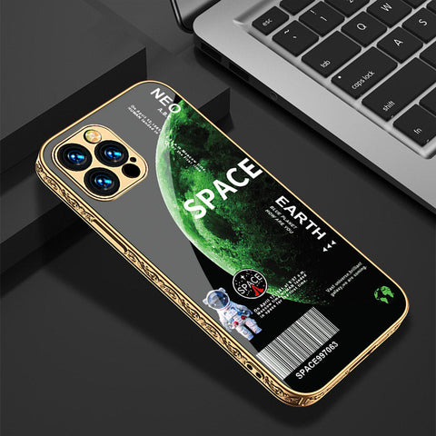 iPhone 14 Pro Cover - Limitless Series - Premium Electroplated Shutterproof Case Soft Silicon Borders Case