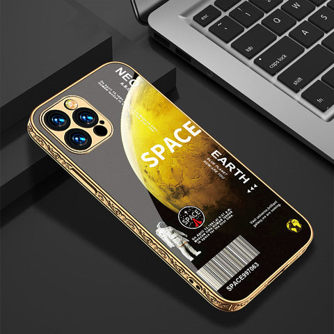 iPhone 15 Pro Cover - Limitless Series - Premium Electroplated Shutterproof Case Soft Silicon Borders Case