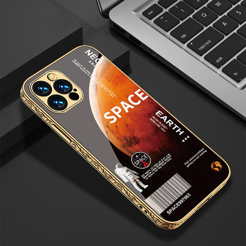 iPhone 14 Pro Cover - Limitless Series - Premium Electroplated Shutterproof Case Soft Silicon Borders Case