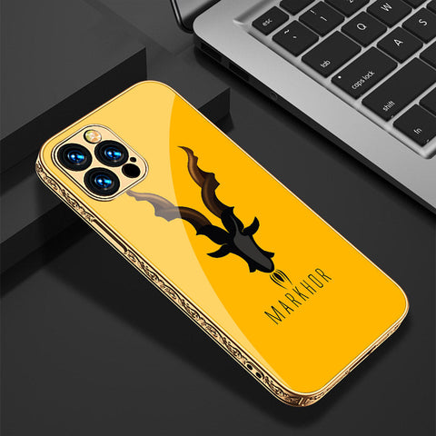 iPhone 15 Pro Max Cover - Markhor Series - Premium Electroplated Shutterproof Case Soft Silicon Borders Case