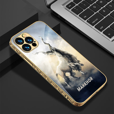 iPhone 15 Pro Max Cover - Markhor Series - Premium Electroplated Shutterproof Case Soft Silicon Borders Case