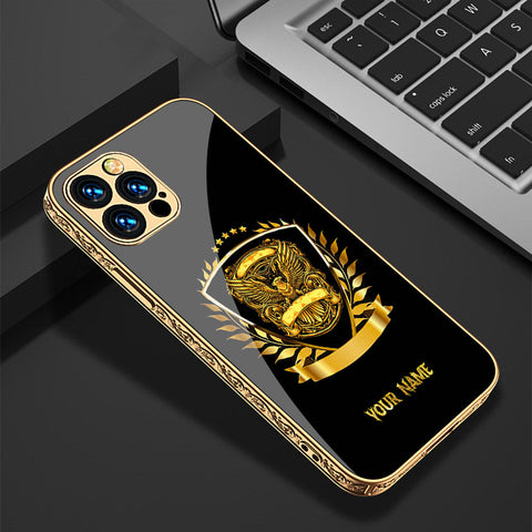 iPhone 15 Pro Max Cover - Gold Series - Premium Electroplated Shutterproof Case Soft Silicon Borders Case