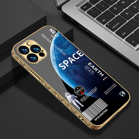 iPhone 14 Pro Cover - Limitless Series - Premium Electroplated Shutterproof Case Soft Silicon Borders Case