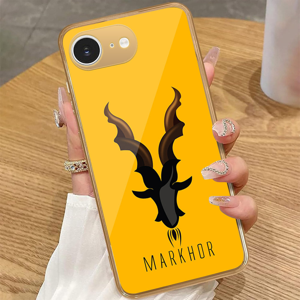 iPhone 16e - Markhor Series - HQ Premium Shine Durable Golden Electroplate Case