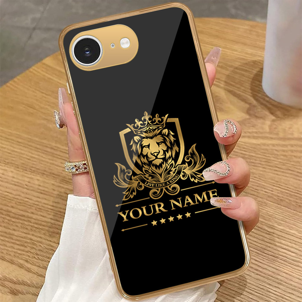 iPhone 16e - Gold Series - HQ Premium Shine Durable Golden Electroplate Case