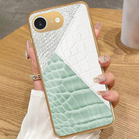 iPhone 16e - Printed Skins Series - HQ Premium Shine Durable Golden Electroplate Case