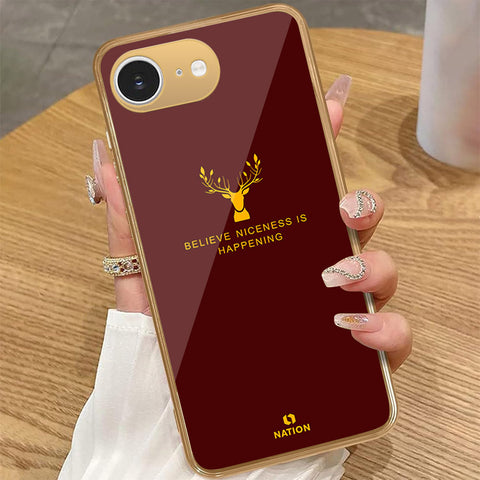 iPhone 16e - Nice Series - HQ Premium Shine Durable Golden Electroplate Case