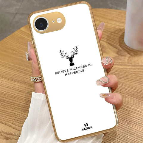 iPhone 16e - Nice Series - HQ Premium Shine Durable Golden Electroplate Case