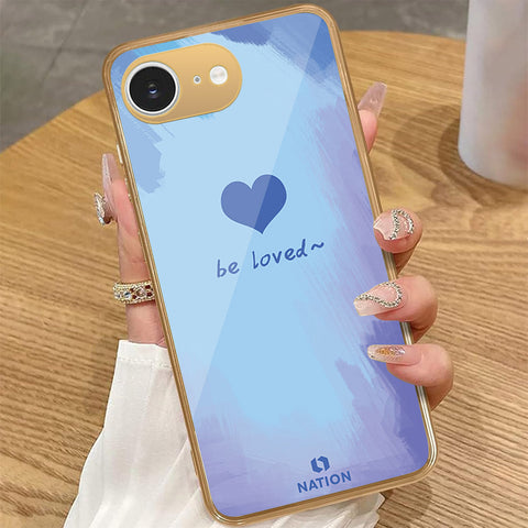 iPhone 16e - Onation Heart Series - HQ Premium Shine Durable Golden Electroplate Case