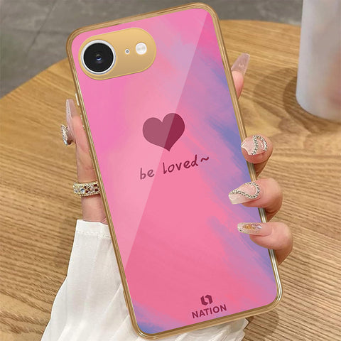 iPhone 16e - Onation Heart Series - HQ Premium Shine Durable Golden Electroplate Case