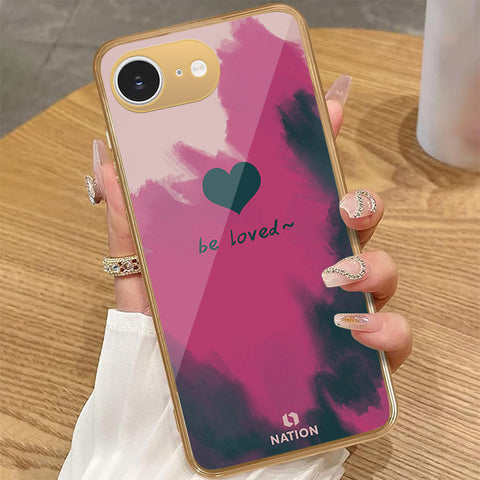 iPhone 16e - Onation Heart Series - HQ Premium Shine Durable Golden Electroplate Case