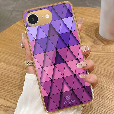 iPhone 16e - Onation Pyramid Series - HQ Premium Shine Durable Golden Electroplate Case